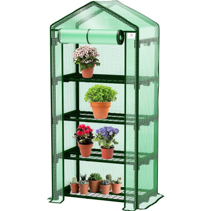 TG71365 GARTEN-BALCON-RACK 4 Böden 160x70x50cm UV4 für BALKON FOLIAK