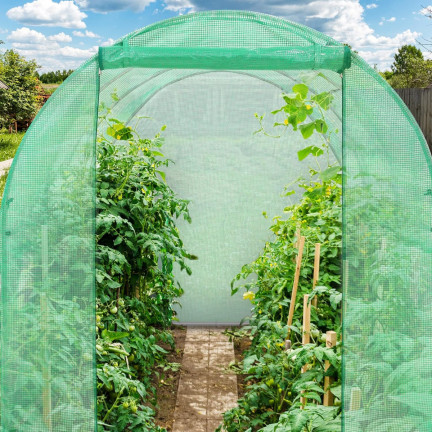 TG71371 ERSATZFOLIE FÜR FOLIENTUNNEL GEWÄCHSHAUSABDECKUNG 4X2.5M