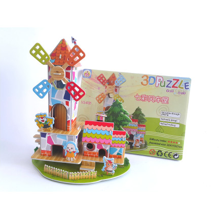 SS87 3D SCHAUMSTOFF PUZZLE VERSCHIEDENE DESIGNS MIX