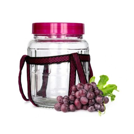 Glasgefäß, universell einsetzbar Glas mit Schraubverschluss und Griff, zum Einlegen von Gurken, 12 l