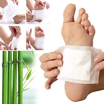 AS7 Kinoki-Pflaster zur Entgiftung von Giftstoffen – Detox für die Füße – Entgiftung