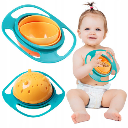 AS26 Trinklerntasse mit tropffreier Schale GYRO BOWL