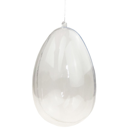 TG60440 Acryl-Ei 16cm Transparente Kunststoff-Eier