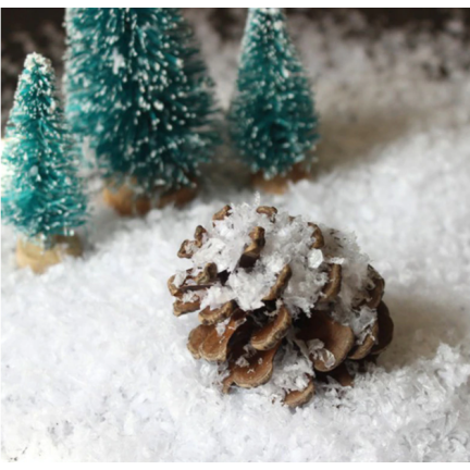 TG78664 Kunstschnee 60g Pulverschnee weiß Flaum Schneeflocken