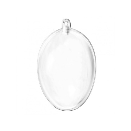 TG60439 ACRYL-EI TRANSPARENTES FALT-EI 13CM PLASTIK-OSTEREI