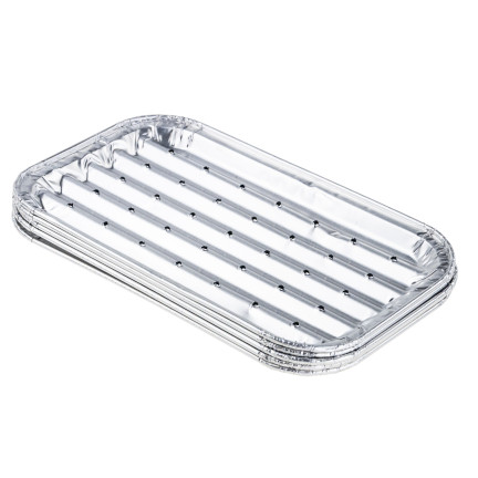AMS0256 GRILLSCHALEN ZUM GRILLEN UND BRATEN ALUMINIUM 5PCS. 18x11CM TACKA