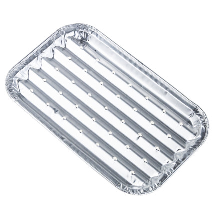 AMS0256 GRILLSCHALEN ZUM GRILLEN UND BRATEN ALUMINIUM 5PCS. 18x11CM TACKA
