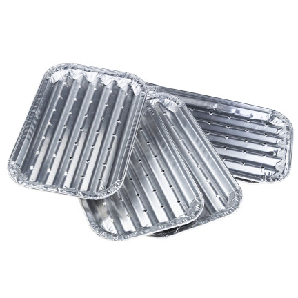 AMS0256 GRILLSCHALEN ZUM GRILLEN UND BRATEN ALUMINIUM 5PCS. 18x11CM TACKA