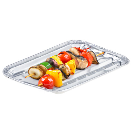 AMS0256 GRILLSCHALEN ZUM GRILLEN UND BRATEN ALUMINIUM 5PCS. 18x11CM TACKA