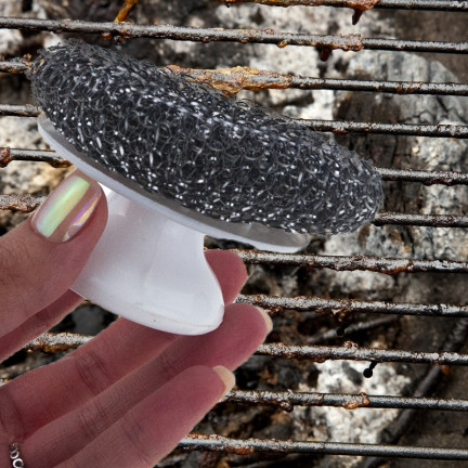 AMS3768 GRILLSCHWÄMME DRAHT SCHEUERSCHWAMM GRILL SCHEUERSCHWAMM