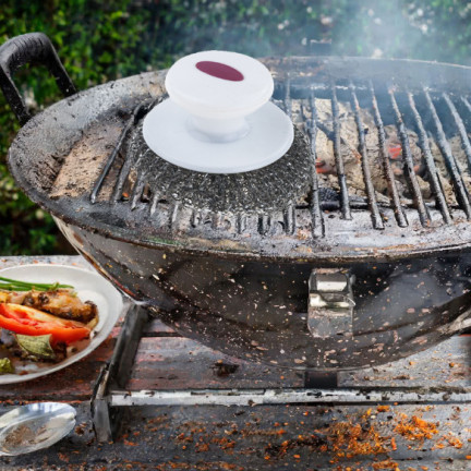 AMS3768 GRILLSCHWÄMME DRAHT SCHEUERSCHWAMM GRILL SCHEUERSCHWAMM