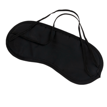 AP68 Schlafende Augenmaske schwarz 