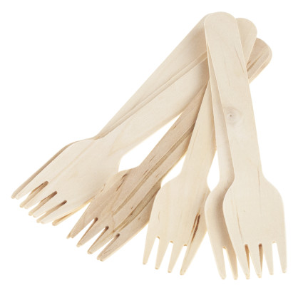 ARP7898 KPL 8PCS. GABELN HOLZBESTECK 16CM