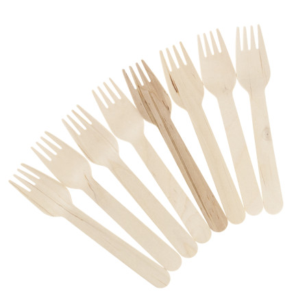 ARP7898 KPL 8PCS. GABELN HOLZBESTECK 16CM