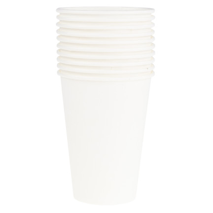 ARP0844 SATZ VON 10PCS. PAPPBECHER 200ML FÜR PICKNICK GRILLPARTY