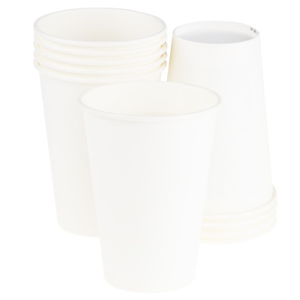 ARP0844 SATZ VON 10PCS. PAPPBECHER 200ML FÜR PICKNICK GRILLPARTY