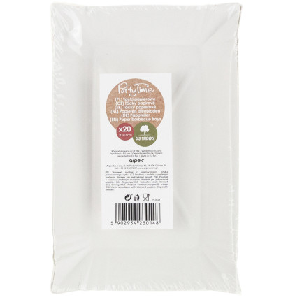 ARP8000 KPL 20PCS. PICNIC-PAPIER-TISCHE FÜR GRILL-PICNIC 20x13,5 CM