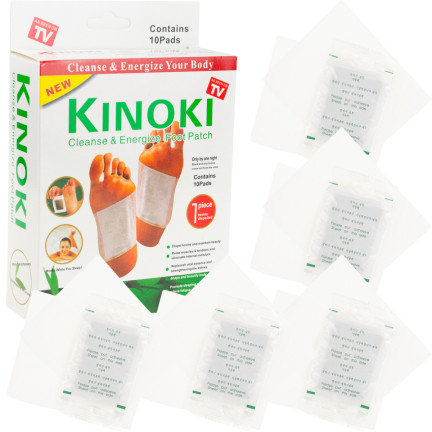 AS7 Kinoki-Pflaster zur Entgiftung von Giftstoffen – Detox für die Füße – Entgiftung