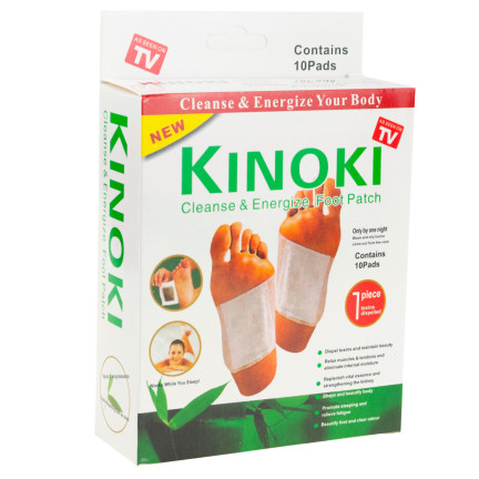 AS7 Kinoki-Pflaster zur Entgiftung von Giftstoffen – Detox für die Füße – Entgiftung