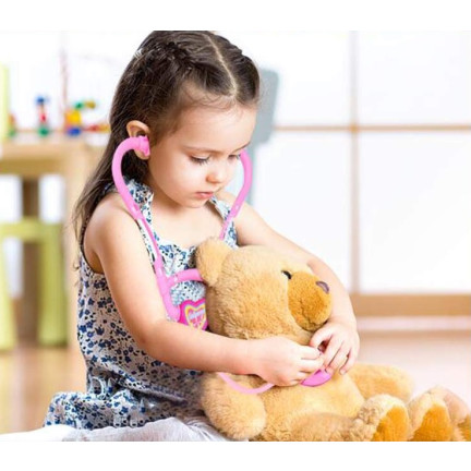 TG59988 Großes Arzt-Set – Kleiner Arzt, Untersuchung, rosa