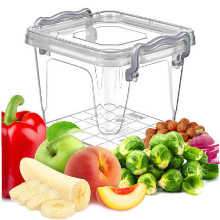 HOB021128 MULTI BOX Kunststoff-Lebensmittelbehälter 0,55L QUADRAT