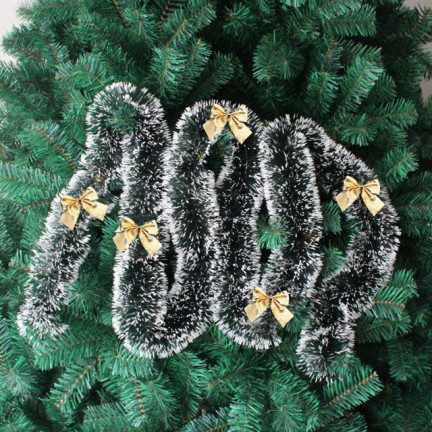 TG59773-2 BÖGEN 12TLG GOLD GLITTER WEIHNACHTSBAUM DEKORATIV BÖGEN SET