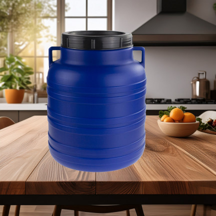 C10 KUNSTSTOFFFASS FÜR EINLEGEGURKEN 10L MIT GRIFF
