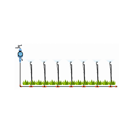 RIG5072 GARTEN PFLANZEN BEWÄSSERUNG KIT SCHLAUCH 71 ELEMENTE