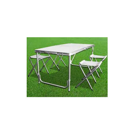 OXE8211 TOURIST Klapptisch + 4 STÜHLE