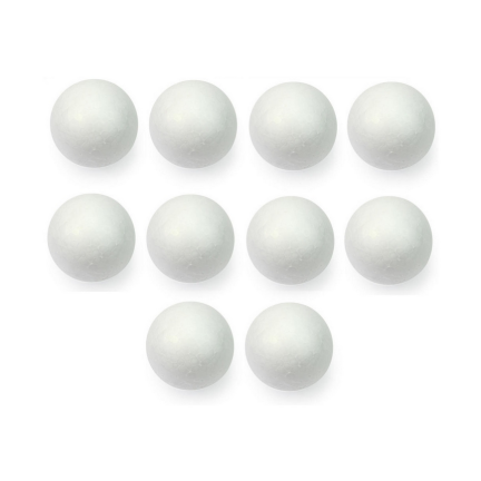 TT4 STYROPIAN BALL 6cm DECOUPAGE 10St