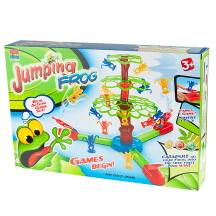 TG71164 SPRINGENDE FRÖSCHE FAMILIE ARCADE-SPIEL SPRINGENDE FRÖSCHE FROSCH VLIESE