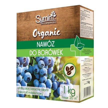 Organischer Dünger, Granulatdünger für Blaubeeren, organisch, 1 kg, Sumin