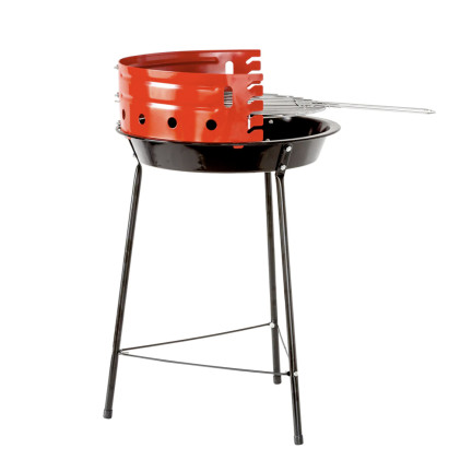 TG71413 RUNDER GARTEN-HOLZKOHLEGRILL 30CM ROST