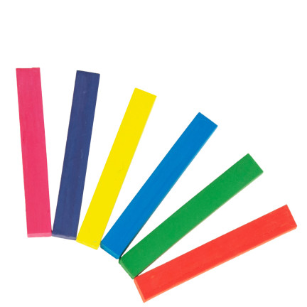 C117801 Haarfärbekreide, 6 Farben, abwaschbar