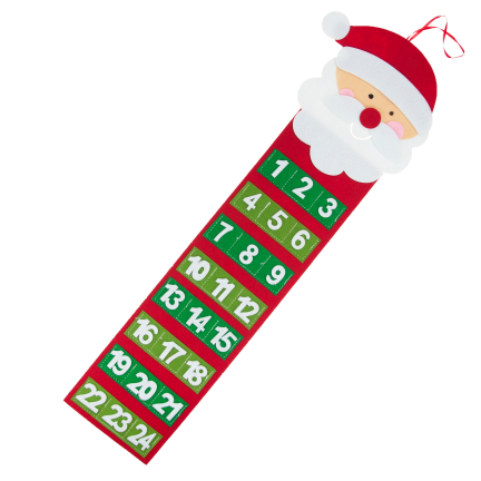 C51001 ADVENTSKALENDER WEIHNACHTSWUNDER SCHNEEMANN FILZ HÄNGEND BLANK