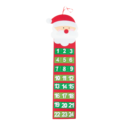 C51001 ADVENTSKALENDER WEIHNACHTSWUNDER SCHNEEMANN FILZ HÄNGEND BLANK