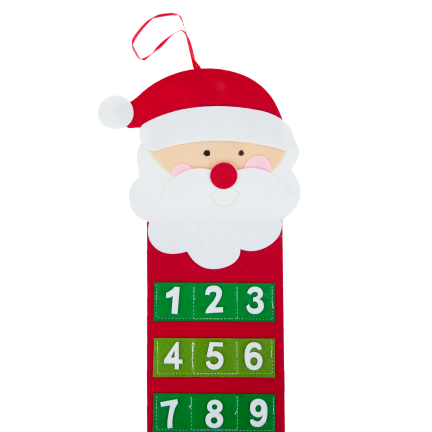 C51001 ADVENTSKALENDER WEIHNACHTSWUNDER SCHNEEMANN FILZ HÄNGEND BLANK