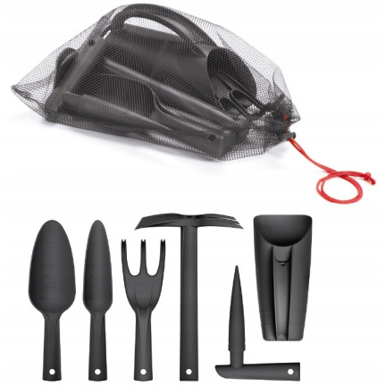 INWN01 GARTENGERÄTE-SET HARKE SCHAUFEL HACKE 6IN1 GARTENGERÄTE