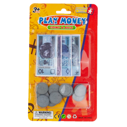 TG66239 Spielgeld-Set: Münzen + Złoty-Banknoten