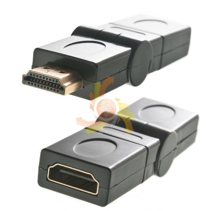 CC25 DREHBARER ADAPTER 360 HDMI GOLD