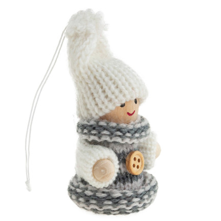 C96206 ZWERG ARA WEIHNACHTSBAUM ANHÄNGER IN DER KLEIDUNG