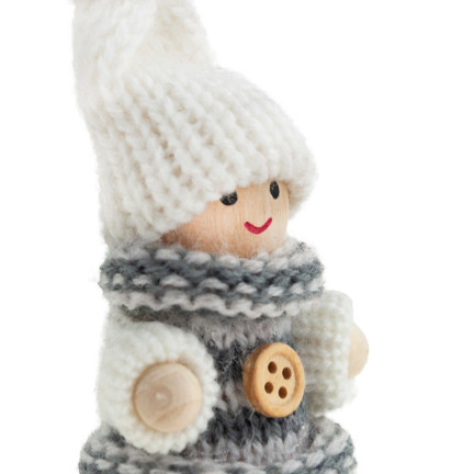 C96206 ZWERG ARA WEIHNACHTSBAUM ANHÄNGER IN DER KLEIDUNG