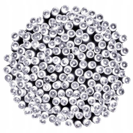 LED-Lichterkette 500 L, kaltweiß, Weihnachtsbaum, Weihnachtsbeleuchtung, für drinnen und draußen, 3+25 m