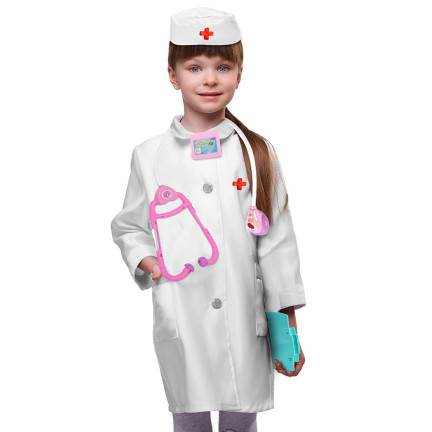TG59988 Großes Arzt-Set – Kleiner Arzt, Untersuchung, rosa