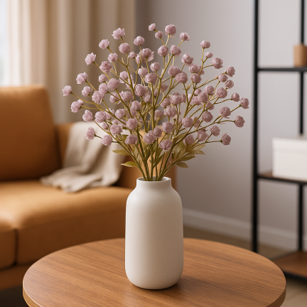 CV32157-1 Schleierkraut, Blumenstrauß aus Schleierkraut-Zweigen für Kopfbedeckung 31 cm KÜNSTLICHE BLUME, Gräberfeld