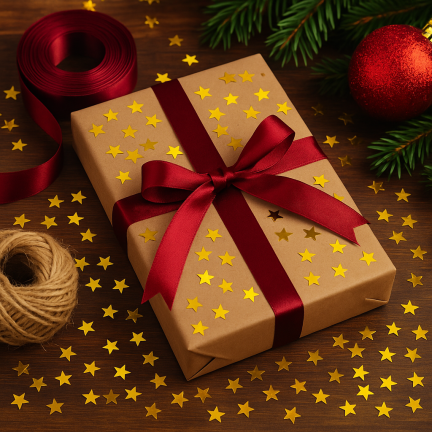 Glitzersternchen, goldfarben, zum Scrapbooking, zur Dekoration von Karten und Geschenken, 35 g