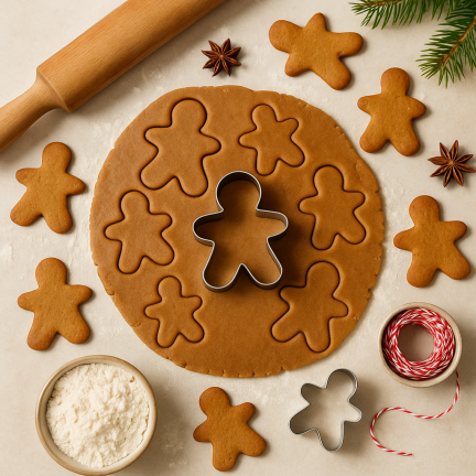 Ausstechformen für Plätzchen, zum Ausstechen von Lebkuchen, Plätzchenmännchen, 5-teiliges Set