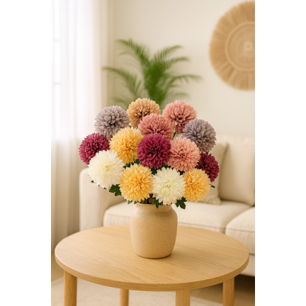 CV23884-MIX KNOBLAUCH KÜNSTLICHE BLUMEN KNOBLAUCH BLUME DEKORATIV FÜR SCHILF VASE