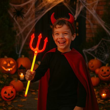 TG73008 DREIZACK HALLOWEEN GLÜHEN