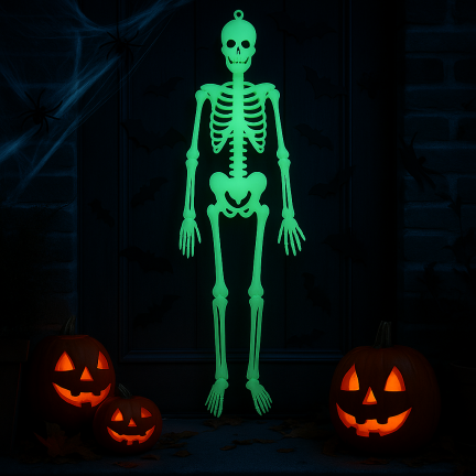 TG73003 HALLOWEEN SKELETT FLUO